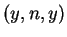 $(y,n,y)$